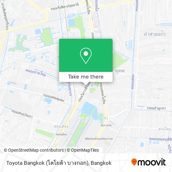 Toyota Bangkok (โตโยต้า บางกอก) map