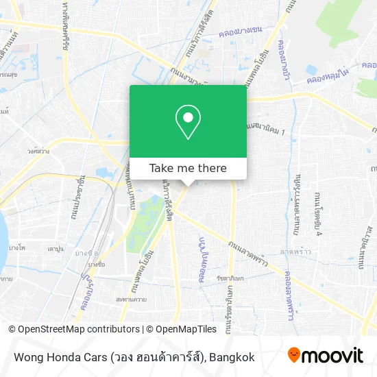Wong Honda Cars (วอง ฮอนด้าคาร์ส์) map