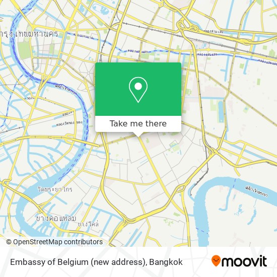 Embassy of Belgium (new address) map
