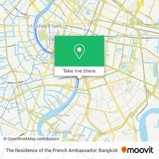 The Residence of the French Ambassador map