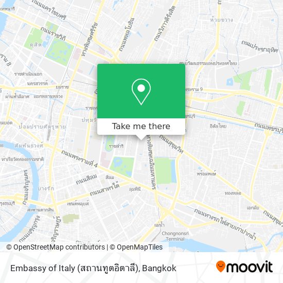 Embassy of Italy (สถานทูตอิตาลี) map