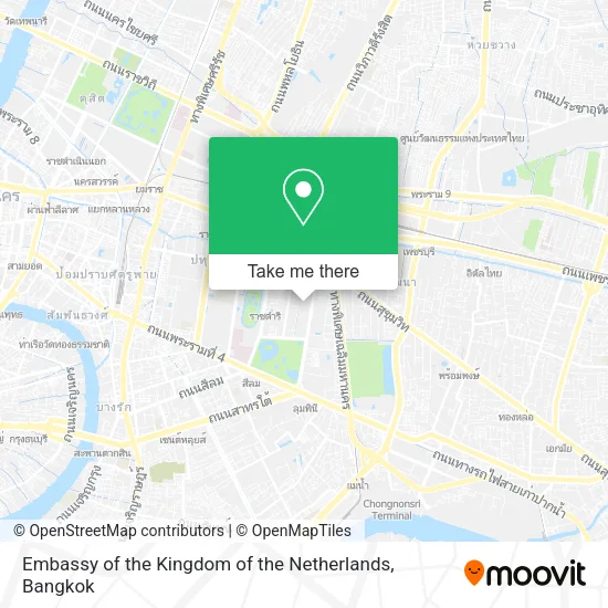 Embassy of the Kingdom of the Netherlands map