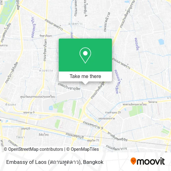 Embassy of Laos (สถานทูตลาว) map