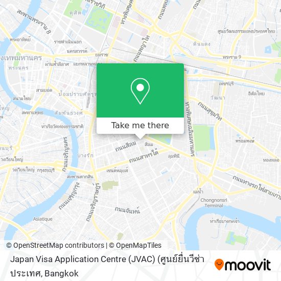 Japan Visa Application Centre (JVAC) (ศูนย์ยื่นวีซ่าประเทศ map