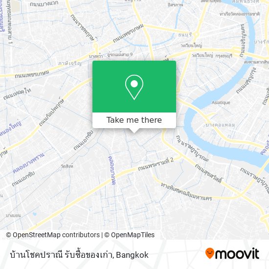 บ้านโชคปราณี รับซื้อของเก่า map