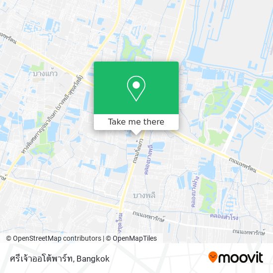 ศรีเจ้าออโต้พาร์ท map