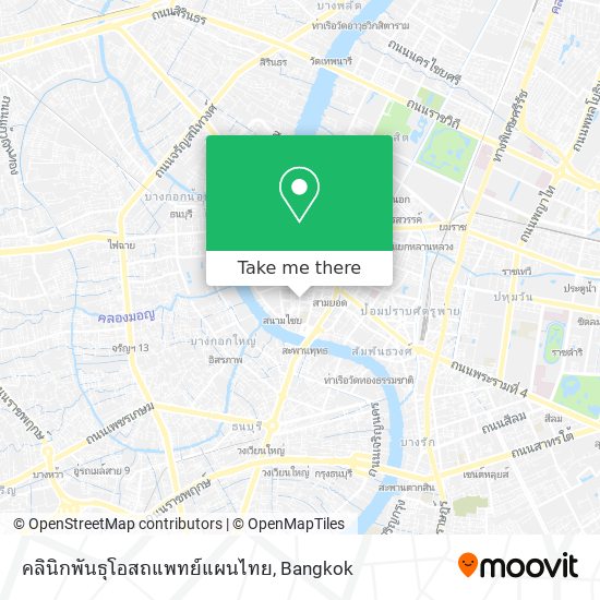 คลินิกพันธุโอสถแพทย์แผนไทย map