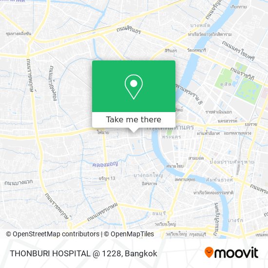 THONBURI HOSPITAL @ 1228 map
