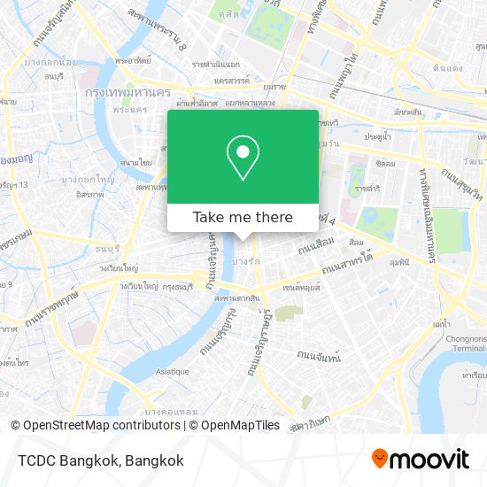 TCDC Bangkok map