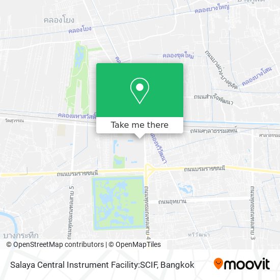 Salaya Central Instrument Facility:SCIF map