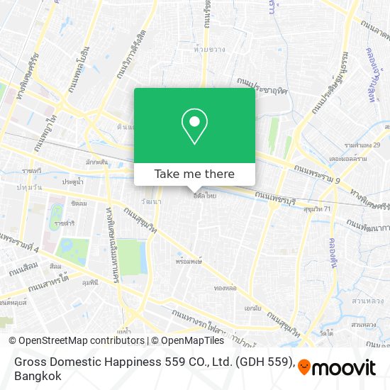 Gross Domestic Happiness 559 CO., Ltd. (GDH 559) map