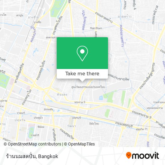 ร้านนมสดปั่น map