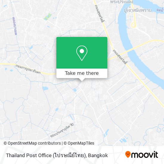 Thailand Post Office (ไปรษณีย์ไทย) map