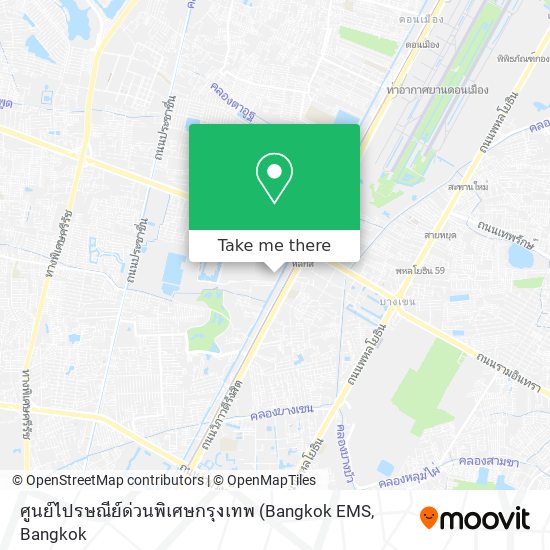 ศูนย์ไปรษณีย์ด่วนพิเศษกรุงเทพ map