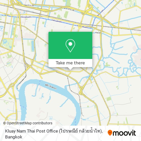 Kluay Nam Thai Post Office (ไปรษณีย์ กล้วยน้ำไท) map