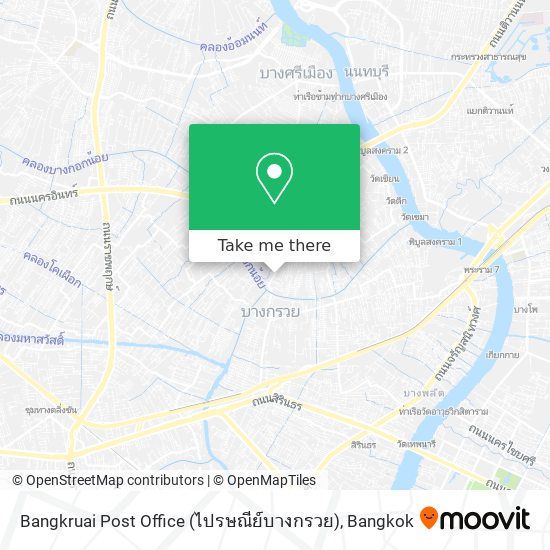 Bangkruai Post Office (ไปรษณีย์บางกรวย) map