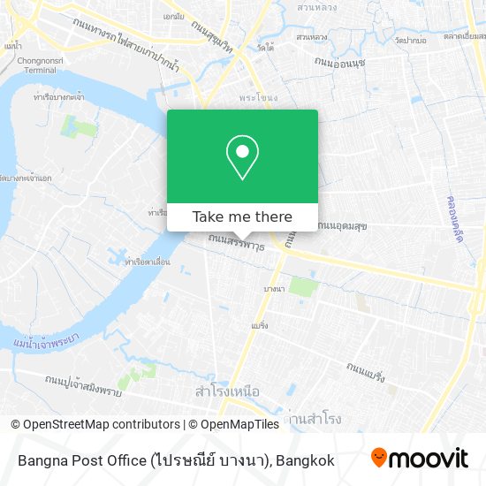 Bangna Post Office (ไปรษณีย์ บางนา) map