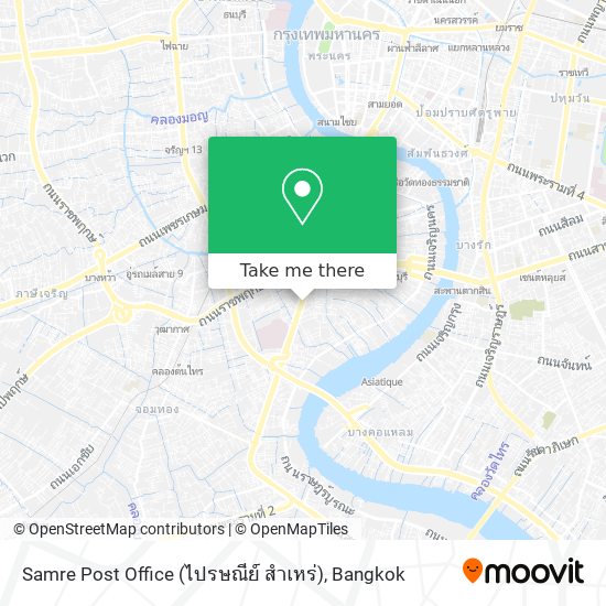 Samre Post Office (ไปรษณีย์ สำเหร่) map