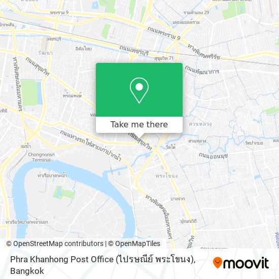 Phra Khanhong Post Office (ไปรษณีย์ พระโขนง) map