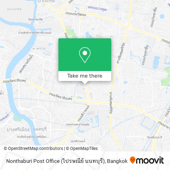 Nonthaburi Post Office (ไปรษณีย์ นนทบุรี) map