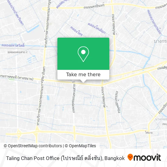 Taling Chan Post Office (ไปรษณีย์ ตลิ่งชัน) map