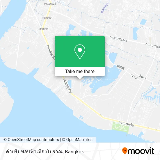 ค่ายริมขอบฟ้าเมืองโบราณ map