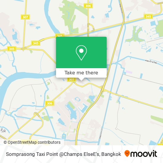 Somprasong  Taxi Point @Champs ElseE's map