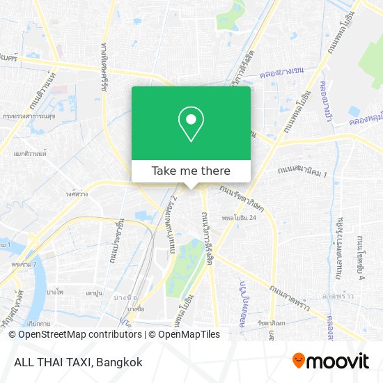 ALL THAI TAXI map