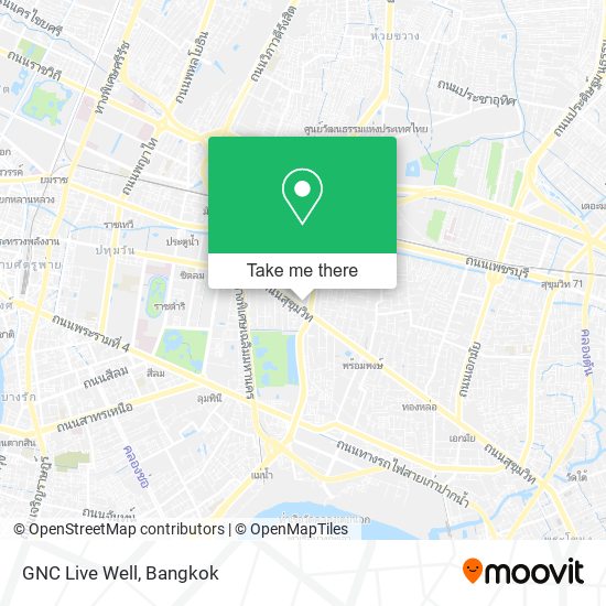 GNC Live Well map