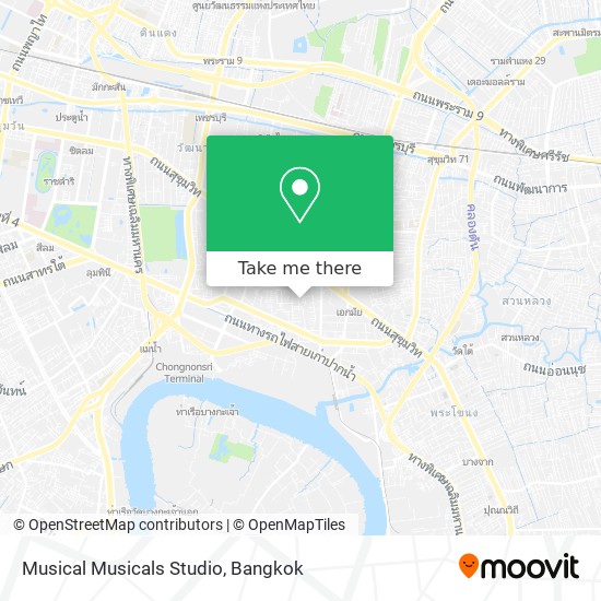 Musical Musicals Studio map