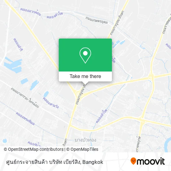 ศูนย์กระจายสินค้า บริษัท เบียร์สิง map