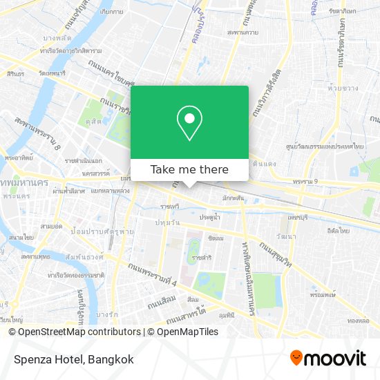 Spenza Hotel map