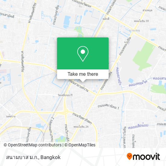 สนามบาส ม.ก. map