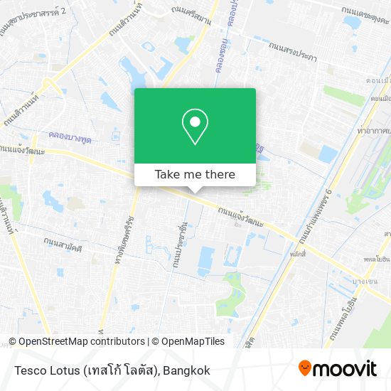 Tesco Lotus (เทสโก้ โลตัส) map