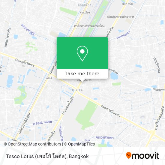 Tesco Lotus (เทสโก้ โลตัส) map