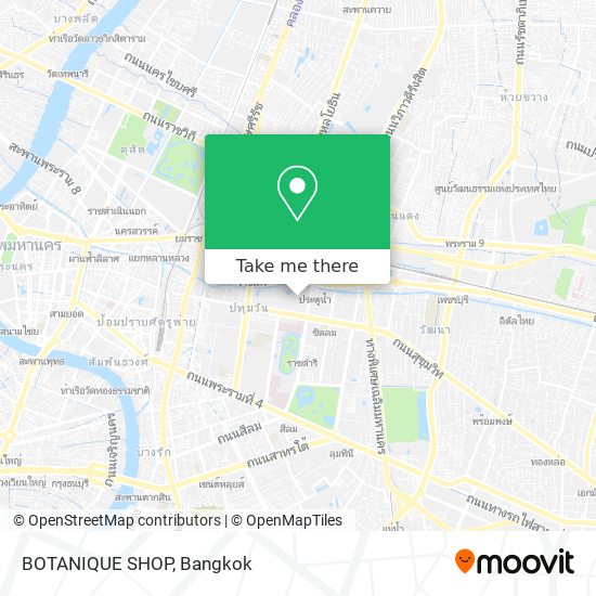 BOTANIQUE SHOP map