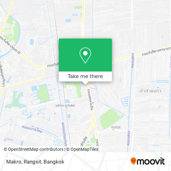 Makro, Rangsit map