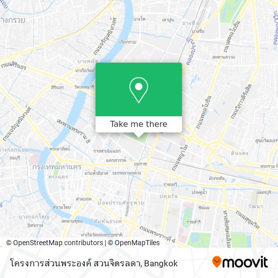 โครงการส่วนพระองค์ สวนจิตรลดา map