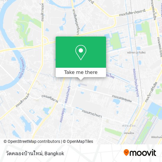 วัดคลองบ้านใหม่ map