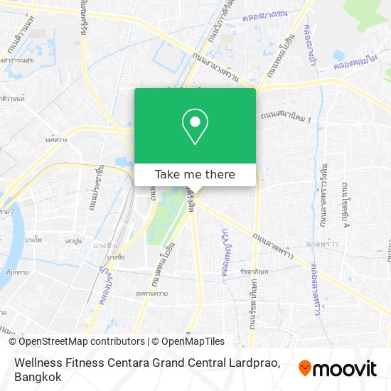 Wellness Fitness Centara Grand Central Lardprao map