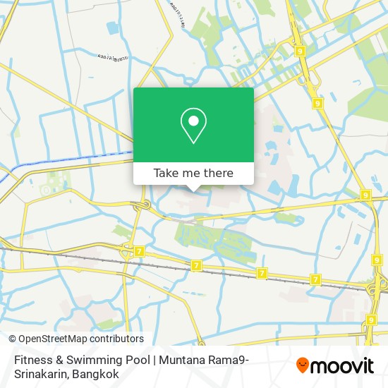 Fitness & Swimming Pool | Muntana Rama9-Srinakarin map