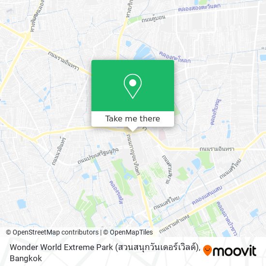 Wonder World Extreme Park (สวนสนุกวันเดอร์เวิลด์) map
