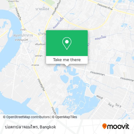 บ่อตกปลาจอมไพร map