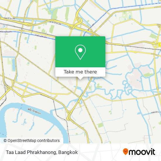 Taa Laad Phrakhanong map