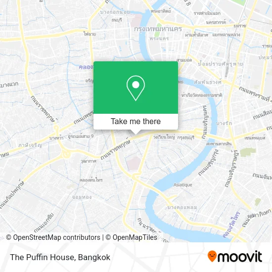 The Puffin House map
