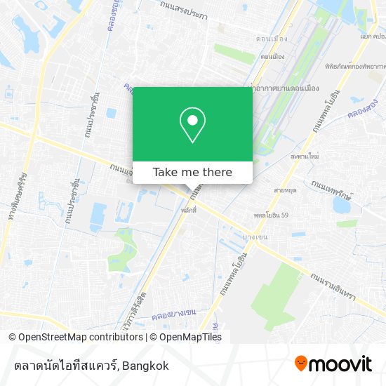 ตลาดนัดไอทีสแควร์ map