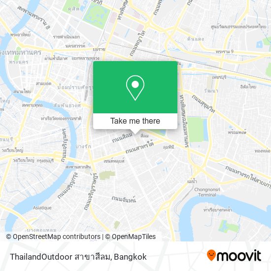 ThailandOutdoor สาขาสีลม map