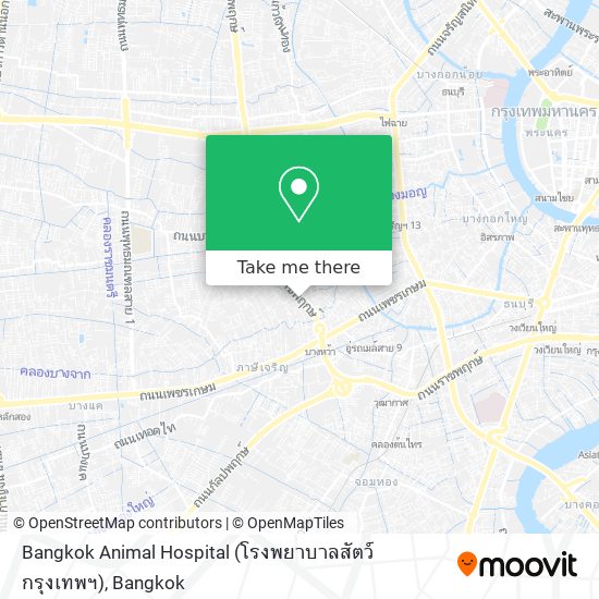 Bangkok Animal Hospital (โรงพยาบาลสัตว์กรุงเทพฯ) map