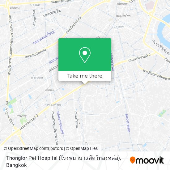 Thonglor Pet Hospital (โรงพยาบาลสัตว์ทองหล่อ) map