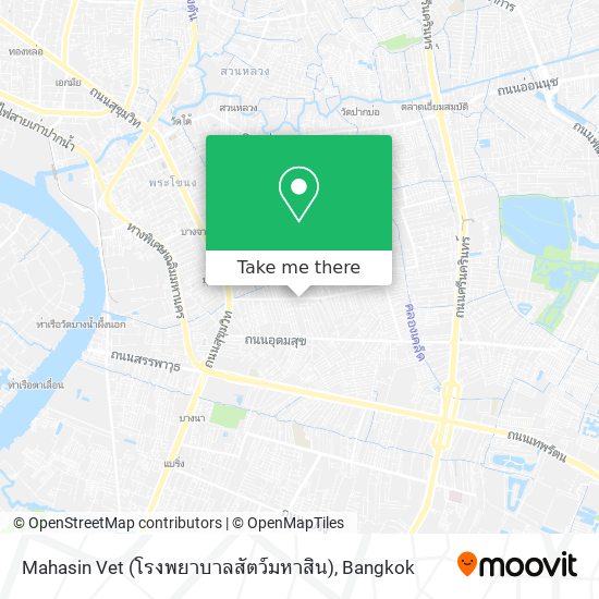 Mahasin Vet (โรงพยาบาลสัตว์มหาสิน) map